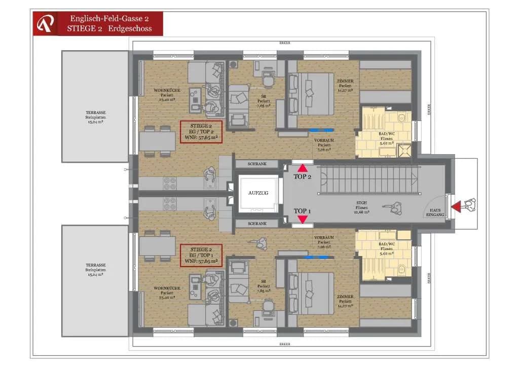 3-Zimmer-Wohnung kaufen in Wien – 57,65 m², € 334.720 – Bild 21 von 22