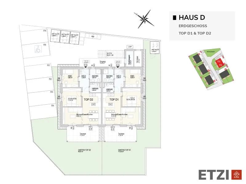 3-Zimmer-Wohnung kaufen in Kirchdorf an der Krems – 68,81 m², € 285.700 – Bild 7 von 14