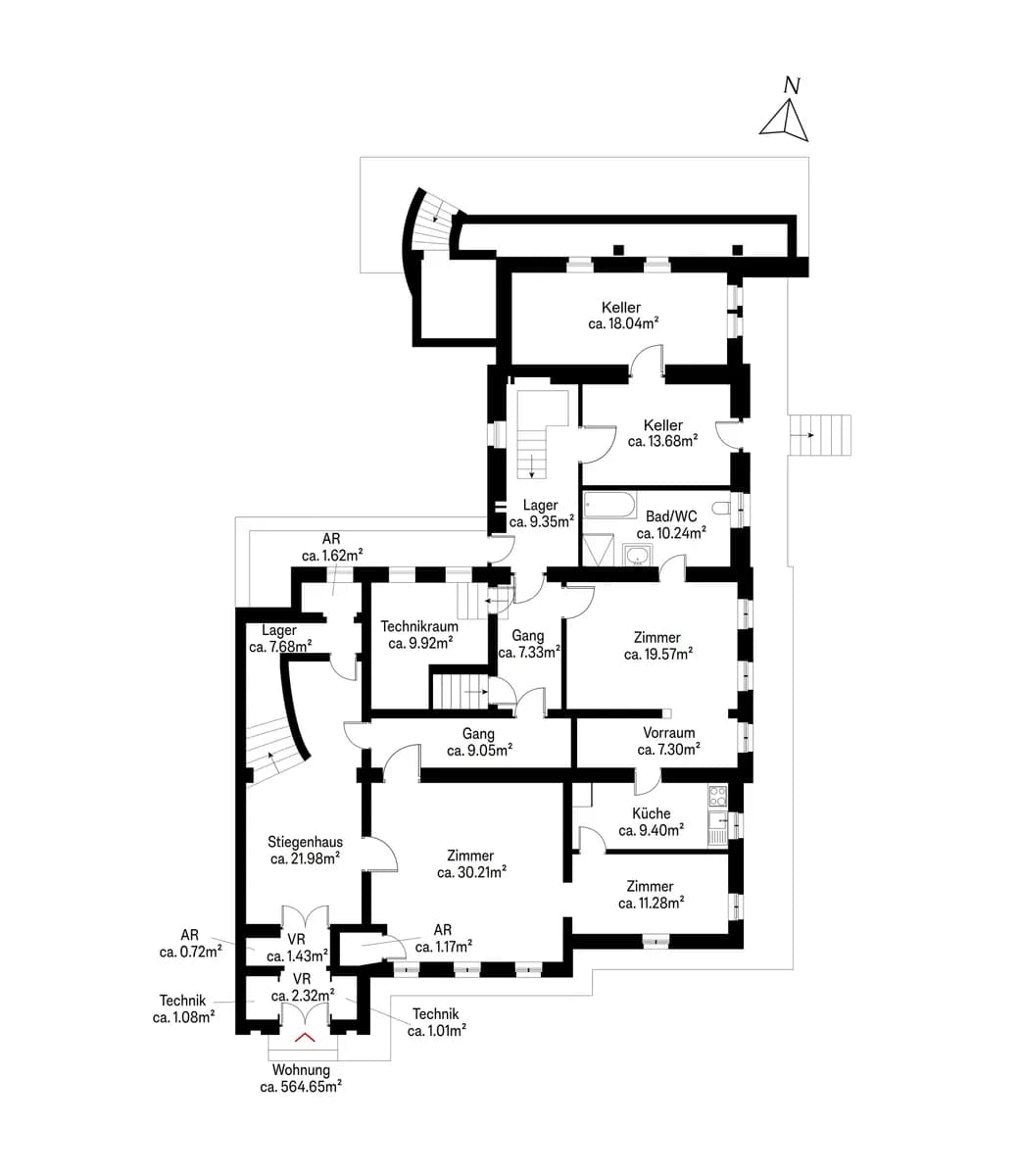 14-Zimmer-Gewerbeimmobilie kaufen in Wien – 389 m², € 2.480.000 – Bild 13 von 16