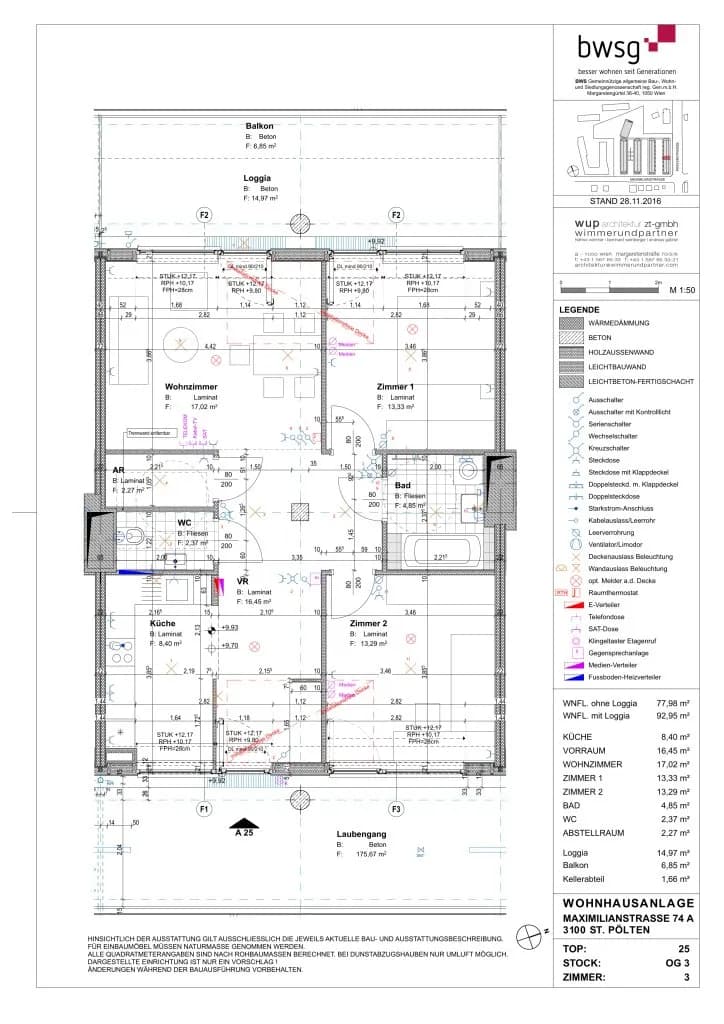 3-Zimmer-Wohnung mieten in Sankt Pölten – 77,98 m², € 930 – Bild 8 von 8