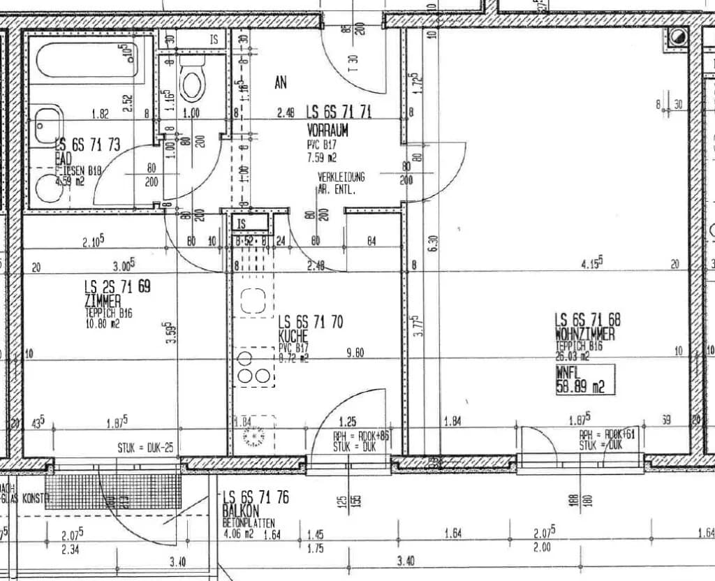 2-Zimmer-Wohnung mieten in Wien – 58,9 m², € 898 – Bild 8 von 8