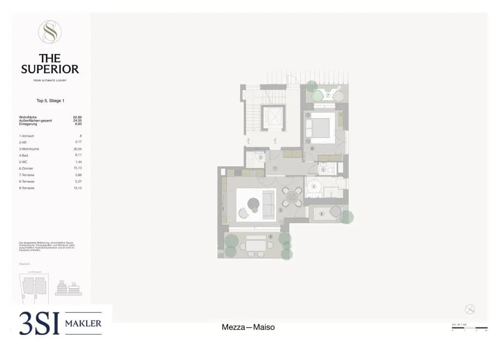2-Zimmer-Wohnung kaufen in Wien – 62,89 m², € 915.000 – Bild 9 von 9