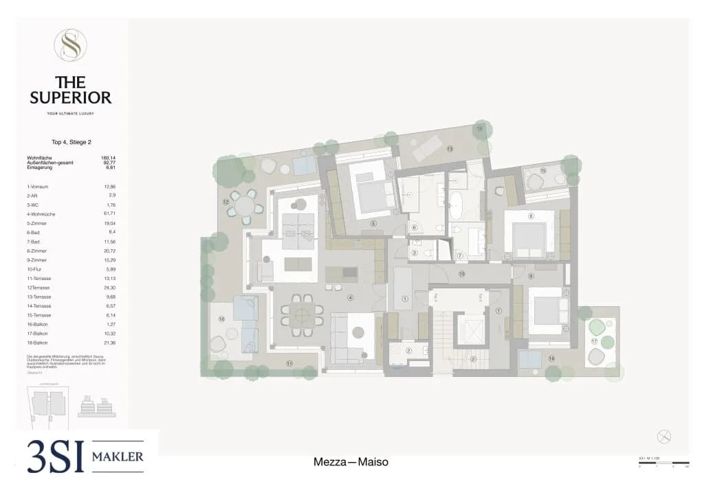 4-Zimmer-Wohnung kaufen in Wien – 160,14 m², € 2.999.000 – Bild 9 von 9