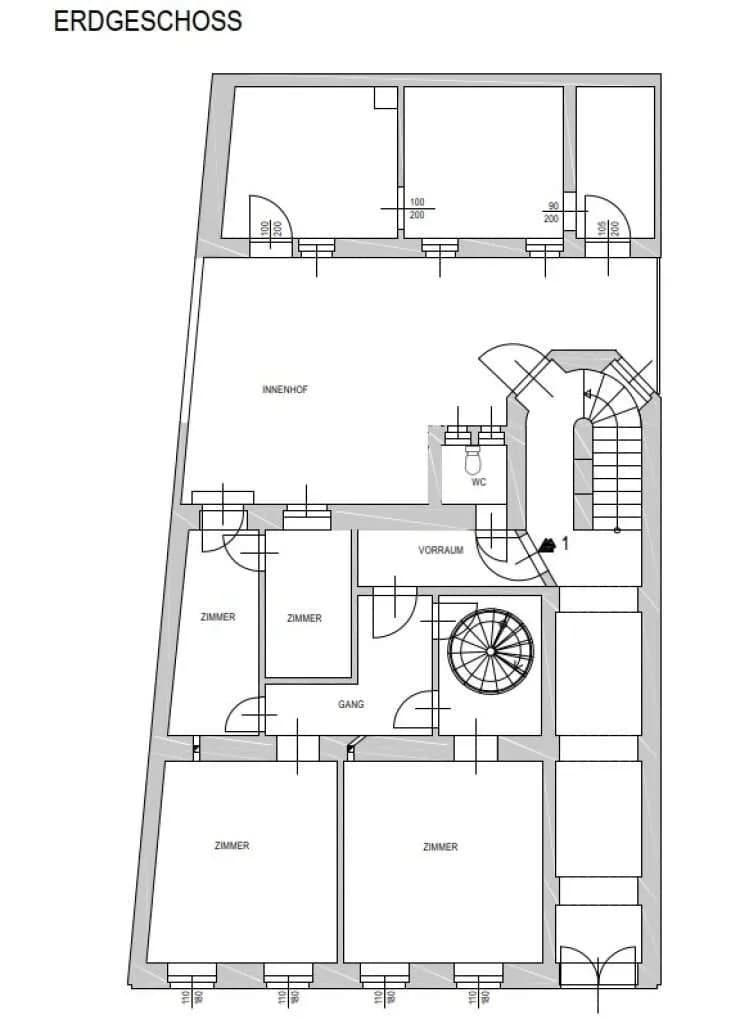 Gewerbeimmobilie kaufen in Wien – 385,18 m², € 1.400.000 – Bild 2 von 3