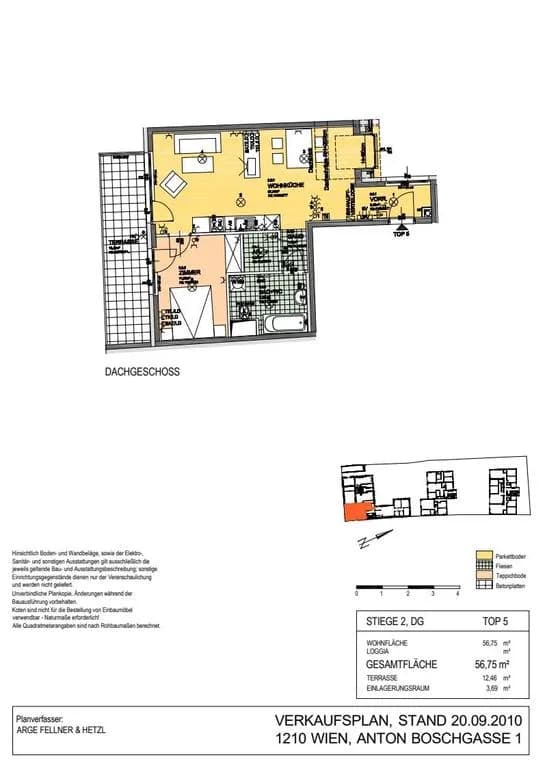2-Zimmer-Wohnung kaufen in Wien – 56,75 m², € 239.000 – Bild 14 von 14