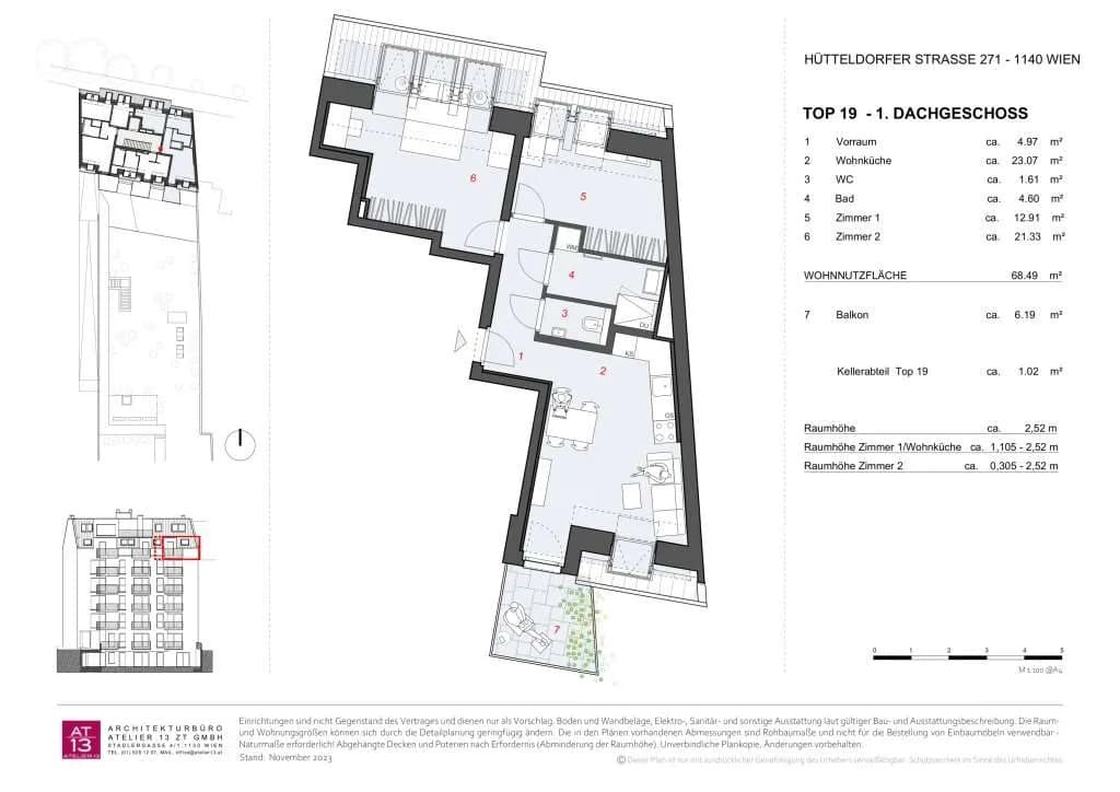 3-Zimmer-Wohnung kaufen in Wien – 68,49 m², € 499.000 – Bild 19 von 21