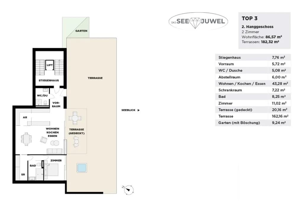 2-Zimmer-Wohnung kaufen in Salzburg-Umgebung – 86,57 m², € 1.175.555 – Bild 11 von 11