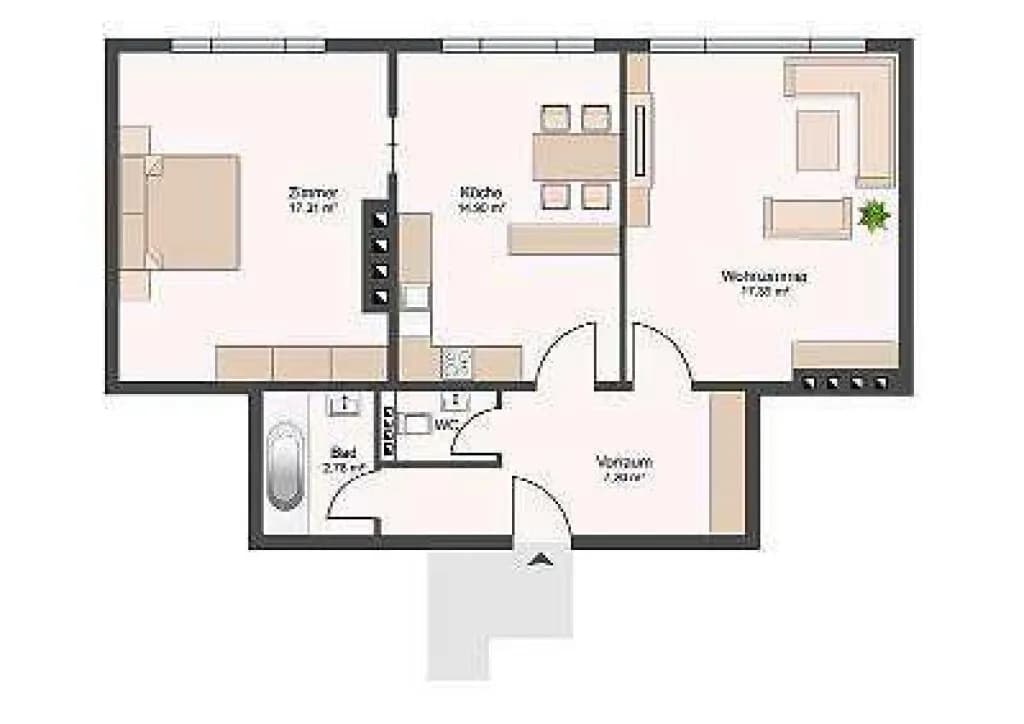 Immobilie kaufen in Graz – 60 m², € 149.000 – Bild 6 von 6