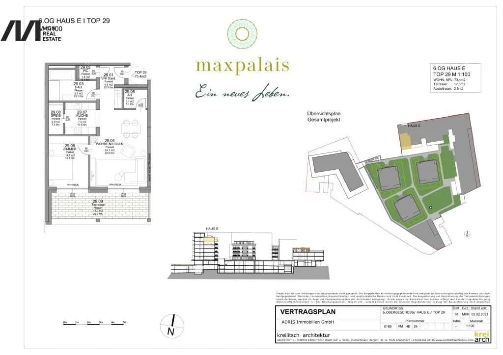 2-Zimmer-Wohnung kaufen in Villach – 73,4 m², € 475.000 – Bild 5 von 5