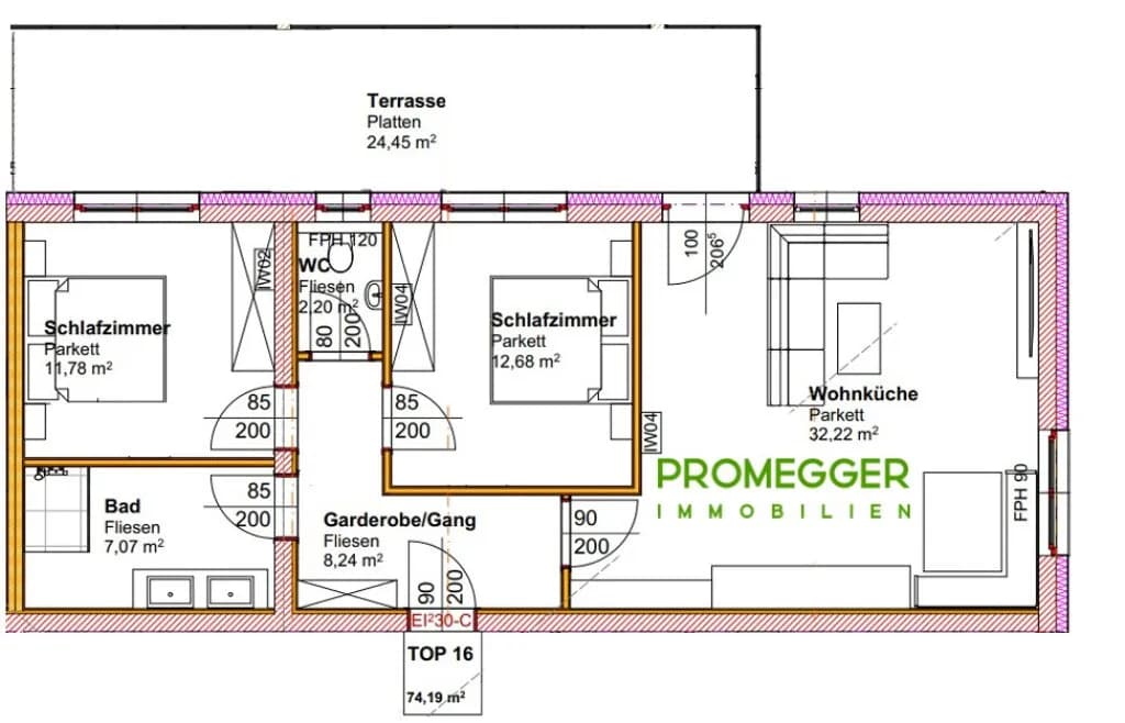 3-Zimmer-Wohnung kaufen in Liezen – 74,19 m², € 375.100 – Bild 5 von 6