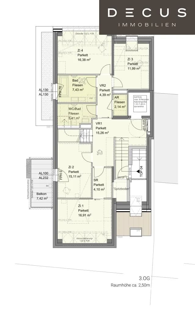 5-Zimmer-Wohnung kaufen in Wien – 152,54 m², € 1.690.000 – Bild 9 von 11