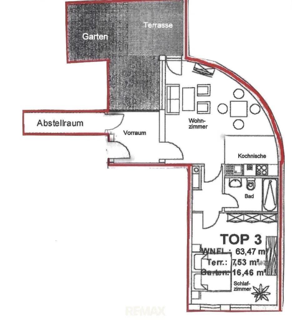 2-Zimmer-Wohnung kaufen in Baden – 63,47 m², € 228.000 – Bild 15 von 17