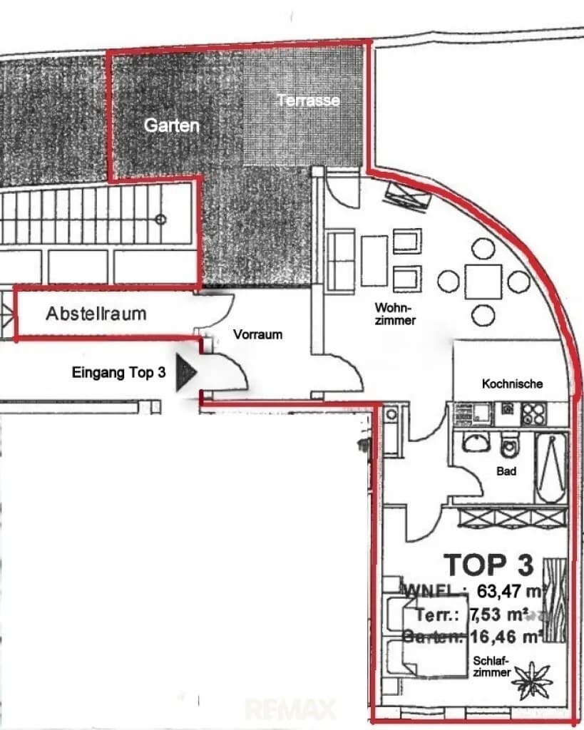 2-Zimmer-Wohnung kaufen in Baden – 63,47 m², € 228.000 – Bild 17 von 17