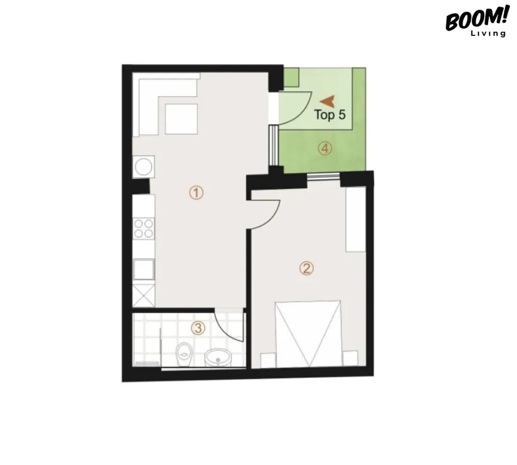 2-Zimmer-Wohnung kaufen in Wien – 42,22 m², € 285.000 – Bild 13 von 13