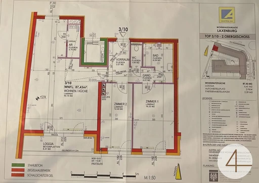 3-Zimmer-Wohnung kaufen in Mödling – 88 m², € 349.000 – Bild 21 von 21