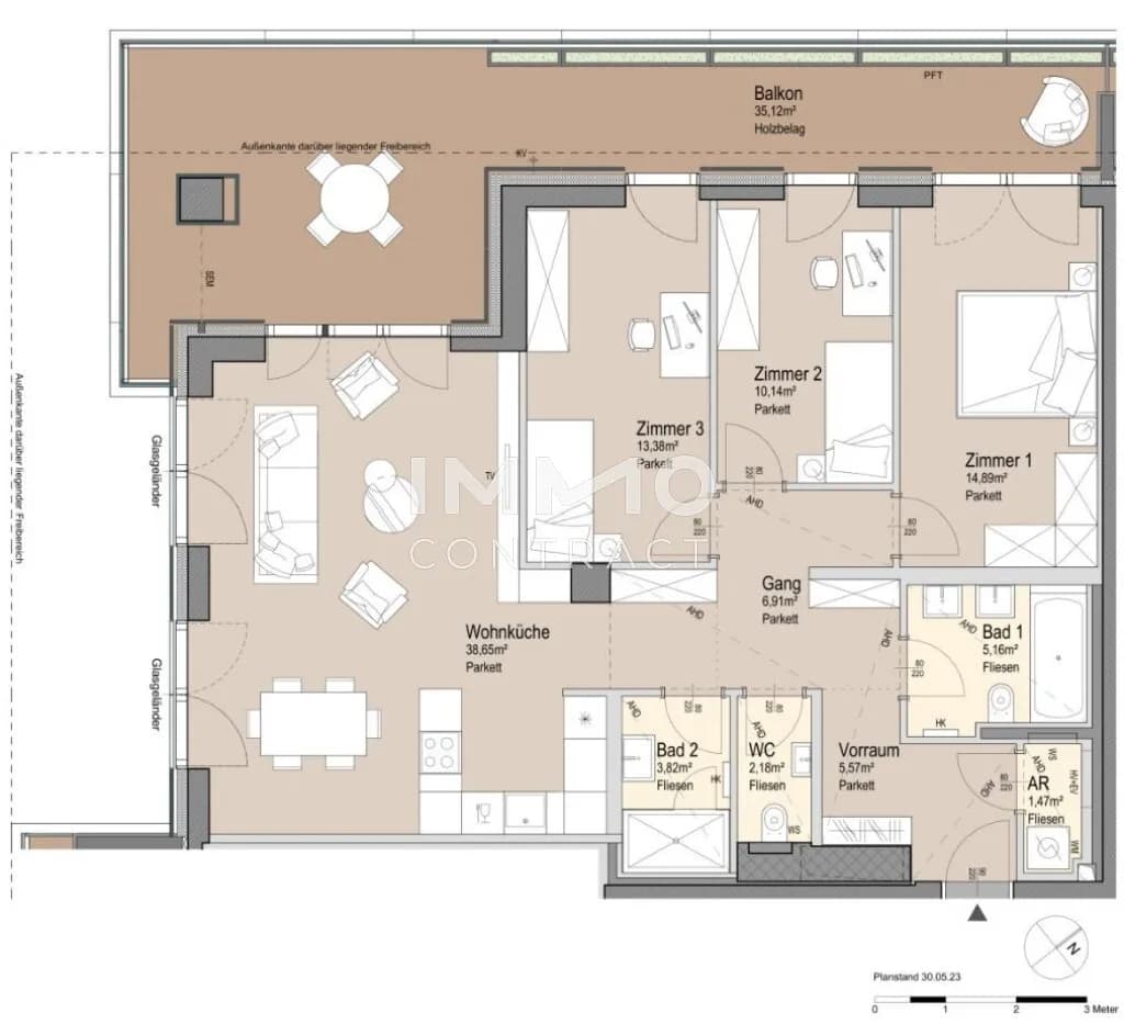 4-Zimmer-Wohnung kaufen in Wien – 102,18 m², € 1.338.400 – Bild 24 von 24
