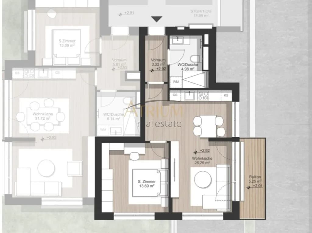 2-Zimmer-Wohnung kaufen in Wien – 48,28 m², € 239.900 – Bild 8 von 9