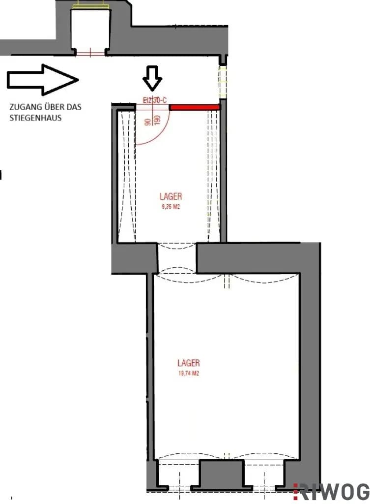 2-Zimmer-Gewerbeimmobilie kaufen in Wien – 29 m², € 30.000 – Bild 11 von 11