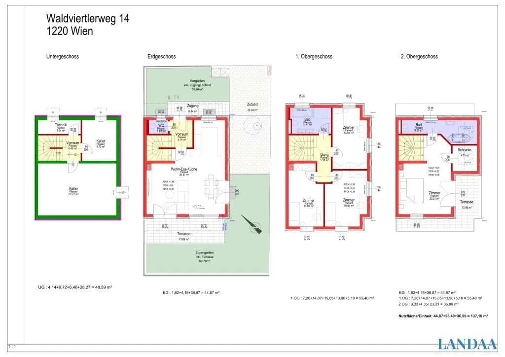 5-Zimmer-Haus kaufen in Wien – 137 m², € 869.000 – Bild 10 von 11