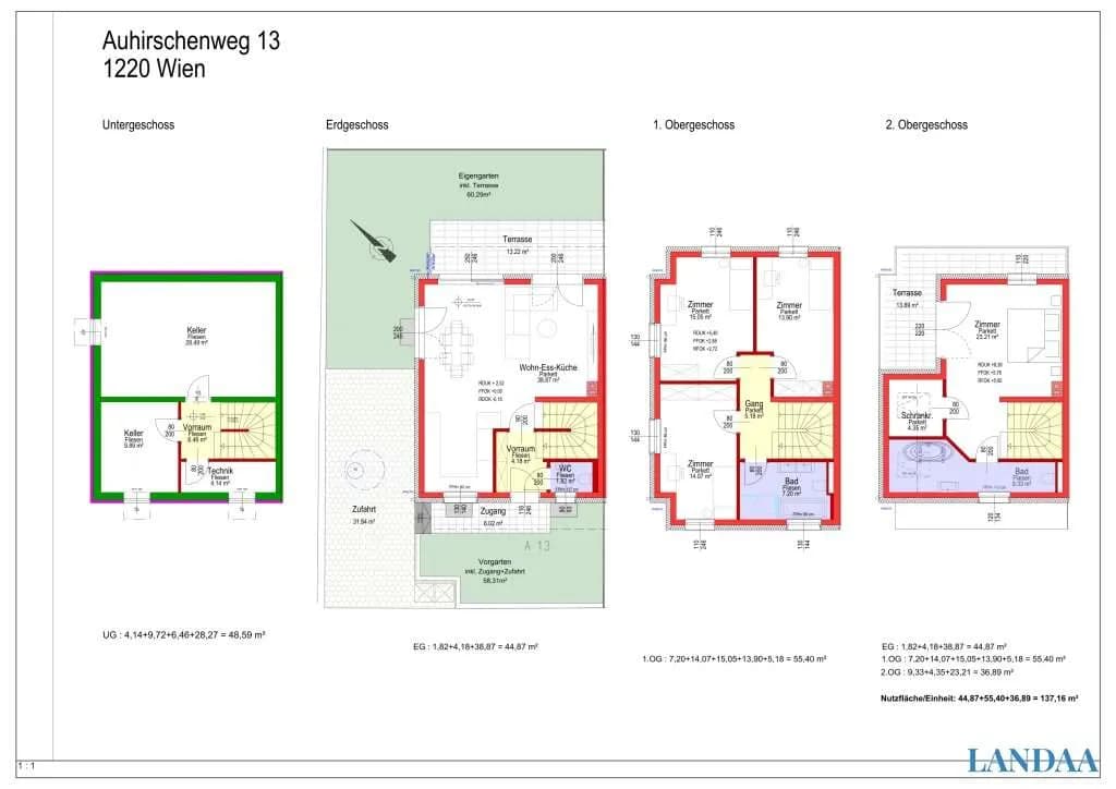 5-Zimmer-Haus kaufen in Wien – 137 m², € 869.000 – Bild 11 von 11