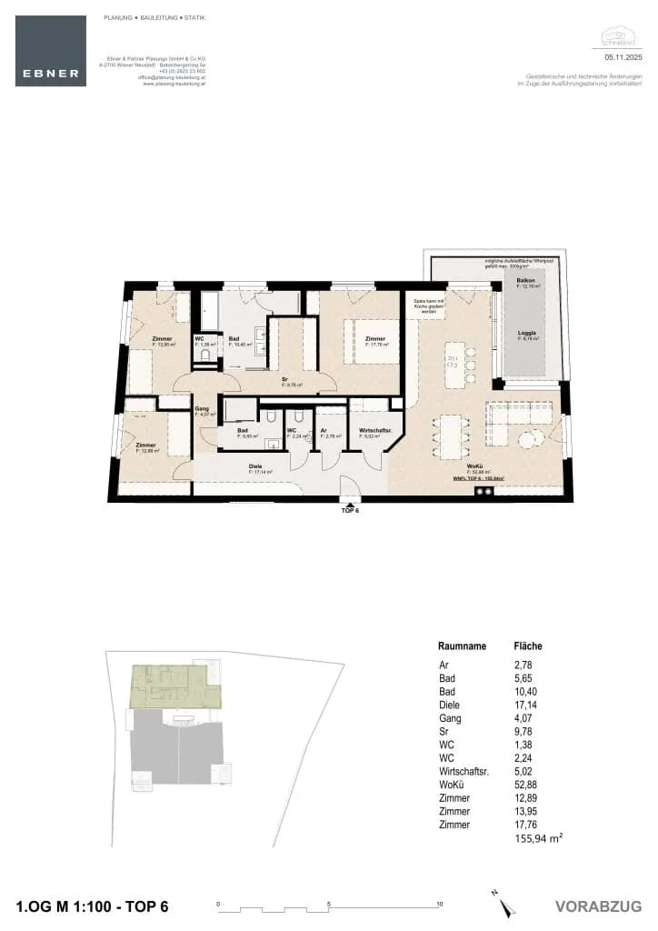 4-Zimmer-Wohnung kaufen in Mödling – 155,68 m², € 1.715.000 – Bild 10 von 11