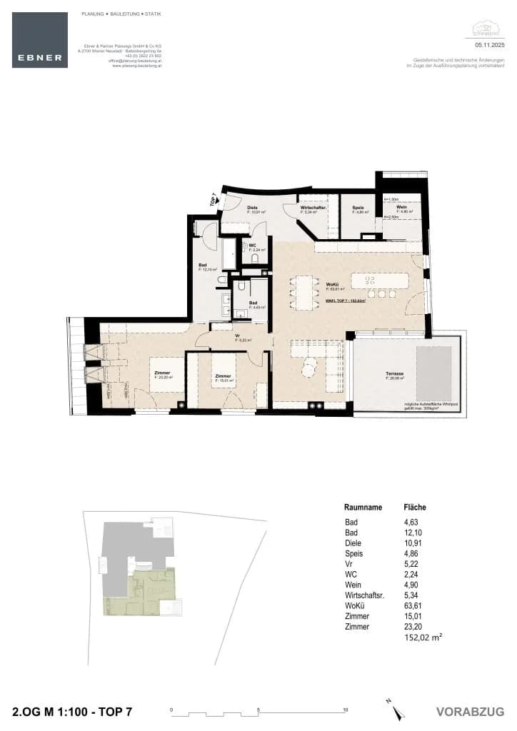 3-Zimmer-Wohnung kaufen in Mödling – 151,91 m², € 1.818.000 – Bild 10 von 11