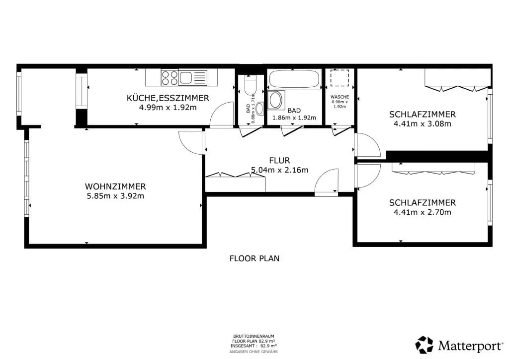 3-Zimmer-Wohnung kaufen in Innsbruck-Land – 77,65 m², € 390.000 – Bild 9 von 9