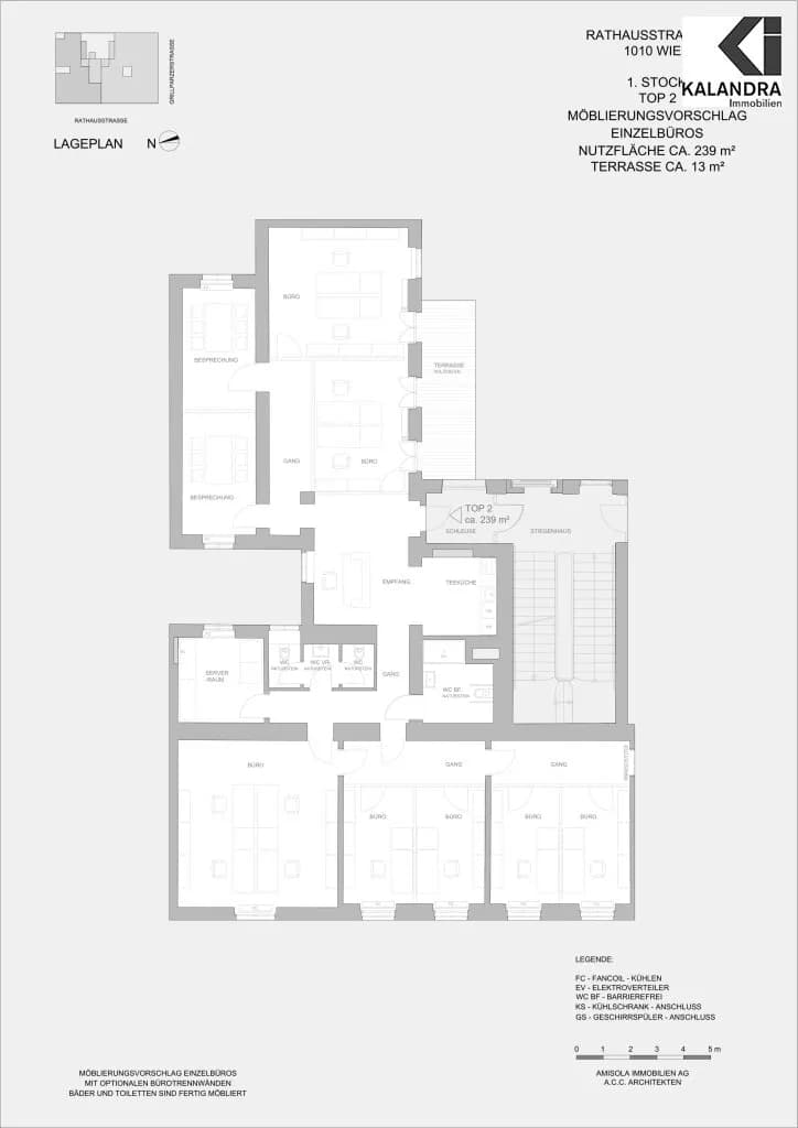 25-Zimmer-Gewerbeimmobilie mieten in Wien – 901 m², € 27.110 – Bild 17 von 19