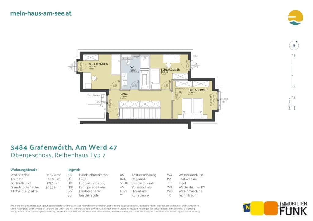 4-Zimmer-Haus kaufen in Tulln – 118,17 m², € 586.000 – Bild 13 von 14