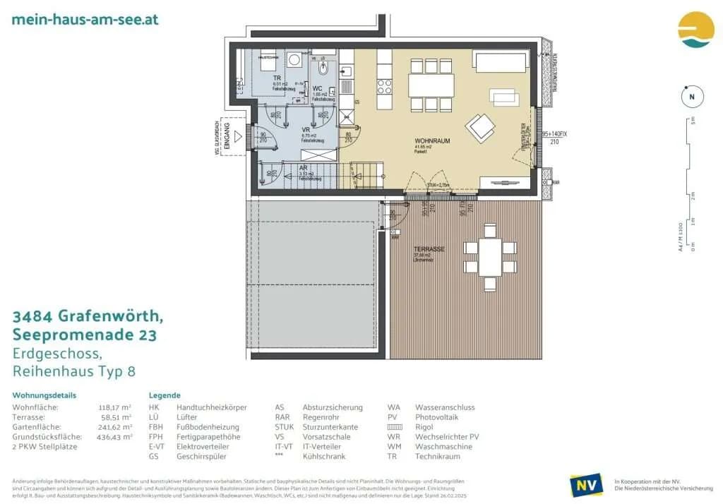 4-Zimmer-Haus kaufen in Tulln – 118,17 m², € 575.000 – Bild 18 von 21