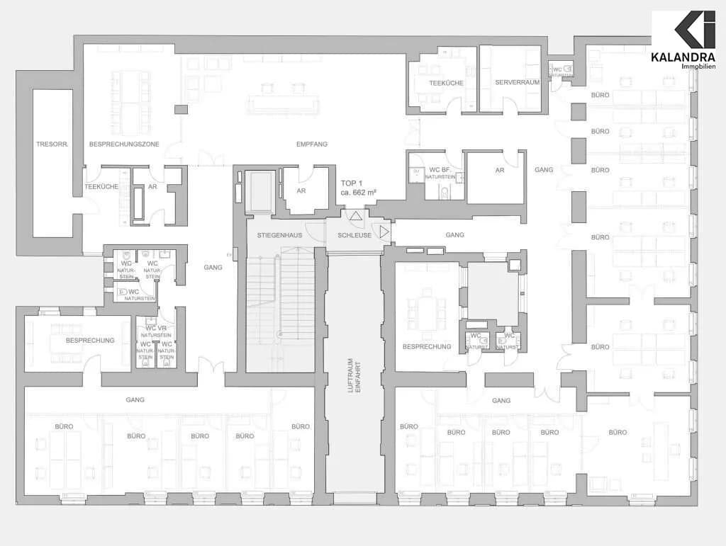 35-Zimmer-Gewerbeimmobilie mieten in Wien – 1 293 m², € 39.185 – Bild 18 von 20