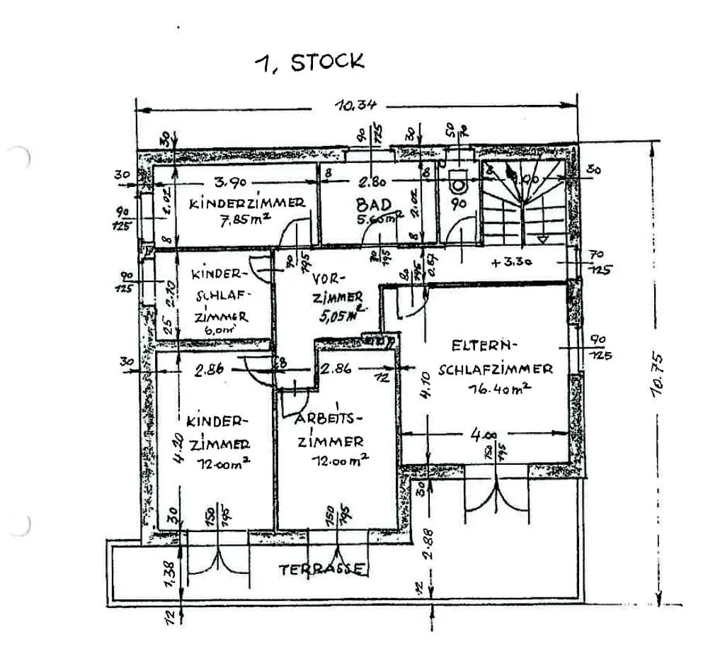 6-Zimmer-Haus mieten in Wien – 140 m², € 4.213 – Bild 7 von 8