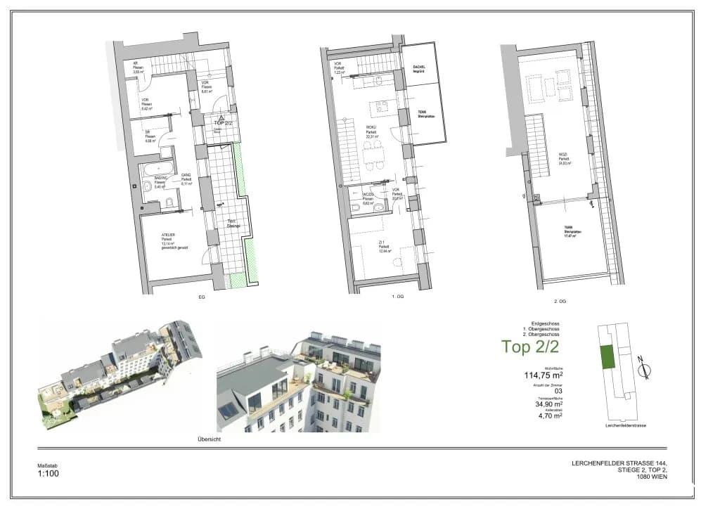 3-Zimmer-Wohnung kaufen in Wien – 114,75 m², € 1.099.000 – Bild 14 von 14