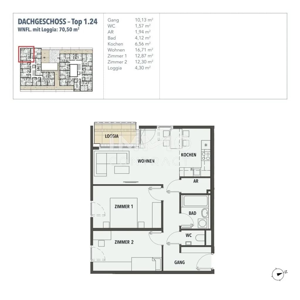 2-Zimmer-Wohnung kaufen in Wien – 58,86 m², € 378.600 – Bild 22 von 22