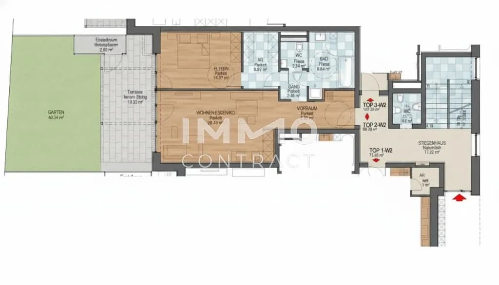2-Zimmer-Wohnung kaufen in Scheibbs – 68,74 m², € 279.000 – Bild 5 von 16
