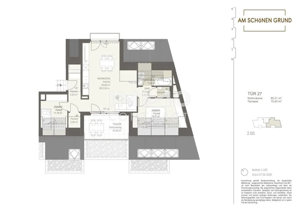 3-Zimmer-Wohnung kaufen in Wien – 85,31 m², € 530.200 – Bild 10 von 11