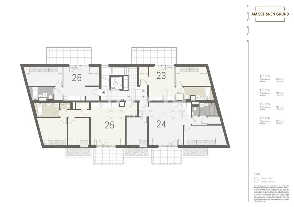 2-Zimmer-Wohnung kaufen in Wien – 43,38 m², € 299.700 – Bild 10 von 11