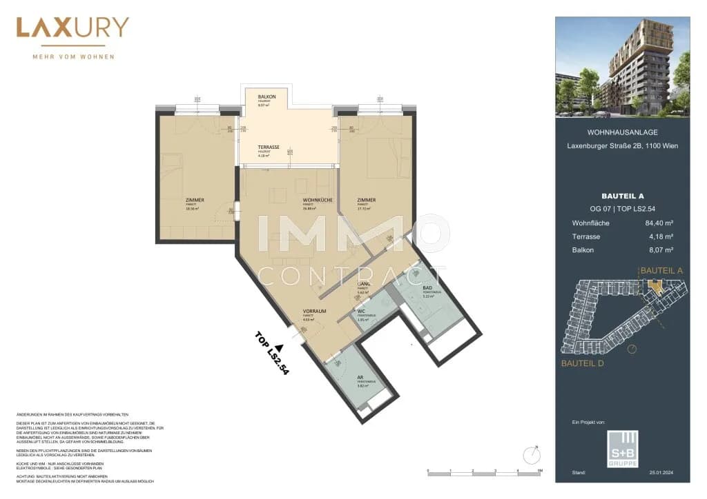 3-Zimmer-Wohnung kaufen in Wien – 84,4 m², € 650.000 – Bild 15 von 15