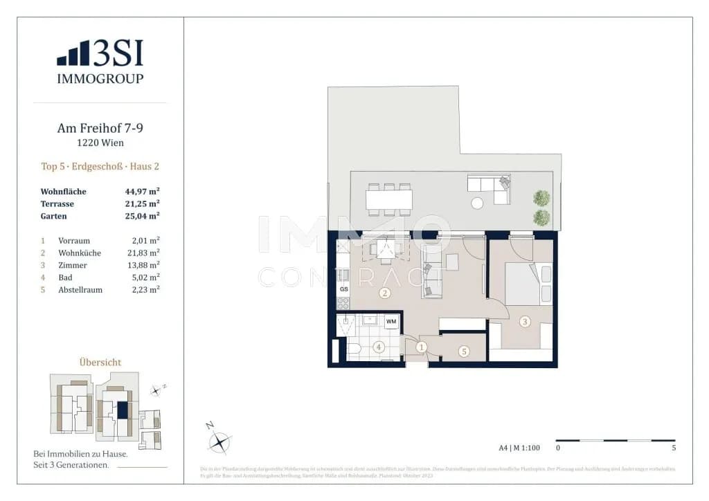 2-Zimmer-Wohnung kaufen in Wien – 44,97 m², € 320.000 – Bild 11 von 11