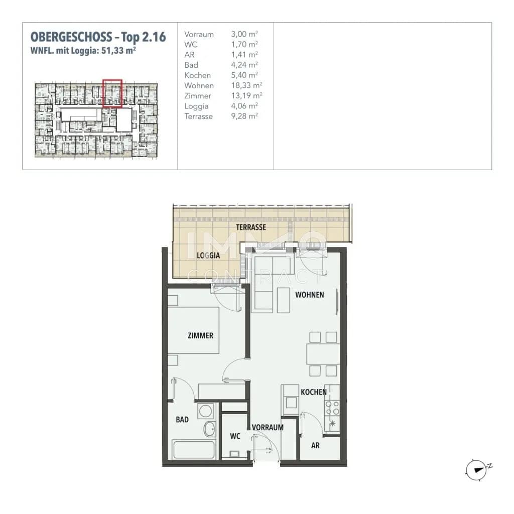 2-Zimmer-Wohnung kaufen in Wien – 47,27 m², € 295.500 – Bild 14 von 14