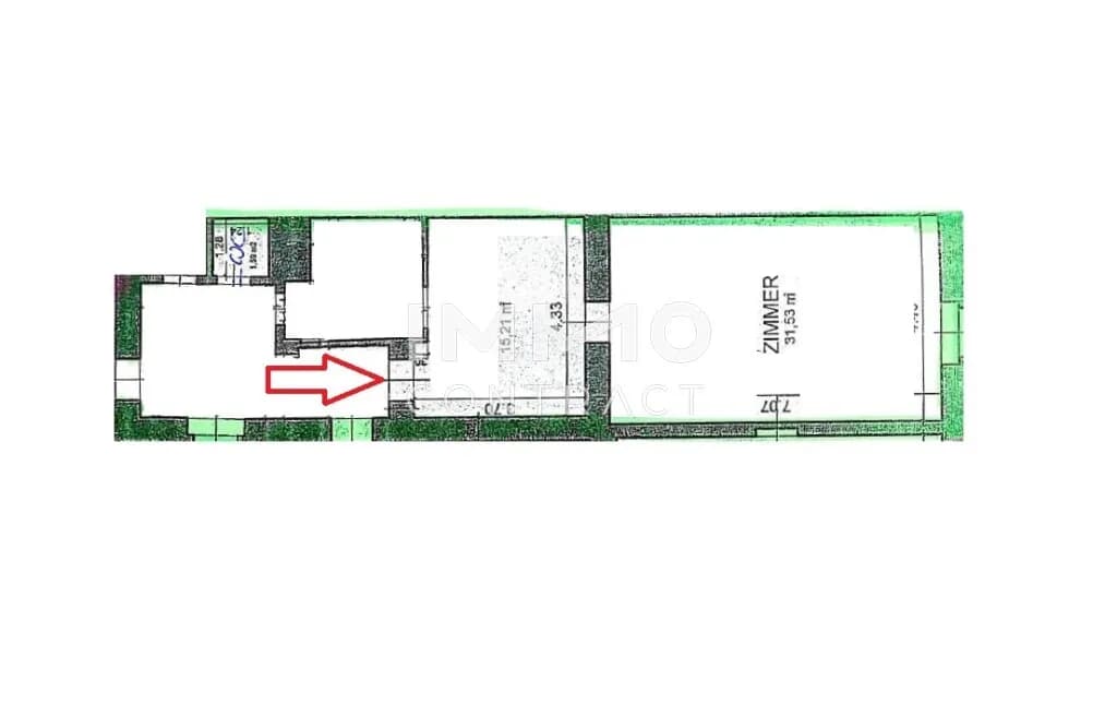 2-Zimmer-Gewerbeimmobilie mieten in Graz – 61 m², € 333 – Bild 7 von 7