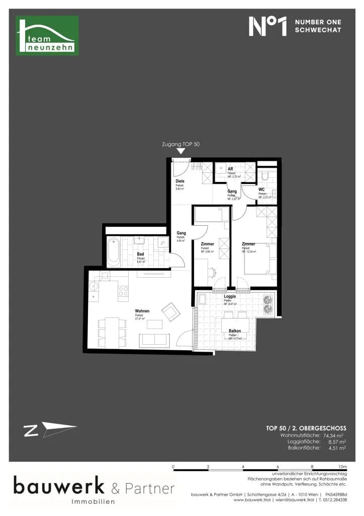 Immobilie kaufen in Bruck an der Leitha – 74,34 m², € 373.500 – Bild 15 von 15