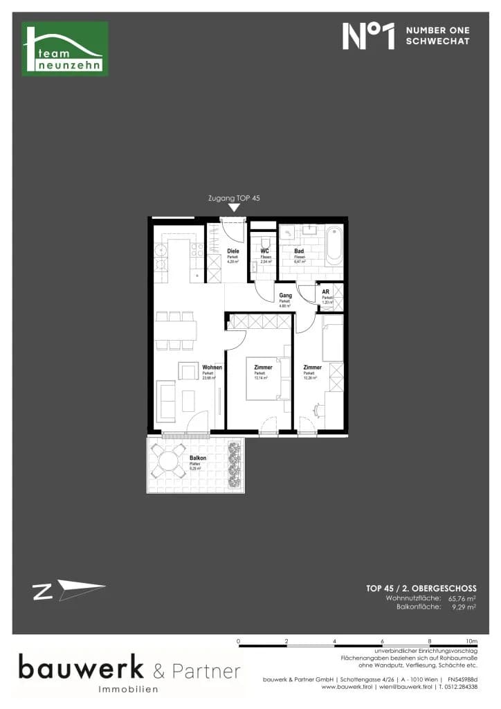 Immobilie kaufen in Bruck an der Leitha – 65,76 m², € 337.700 – Bild 15 von 15