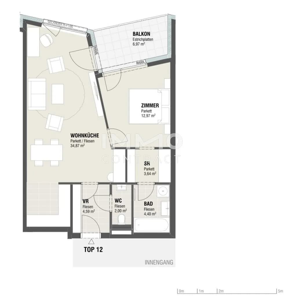 2-Zimmer-Wohnung kaufen in Mistelbach – 62,32 m², € 245.000 – Bild 14 von 15