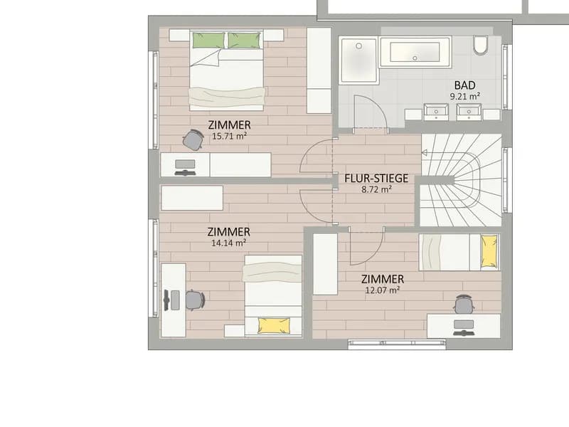 4-Zimmer-Haus kaufen in Wien – 113,27 m², € 929.900 – Bild 3 von 6