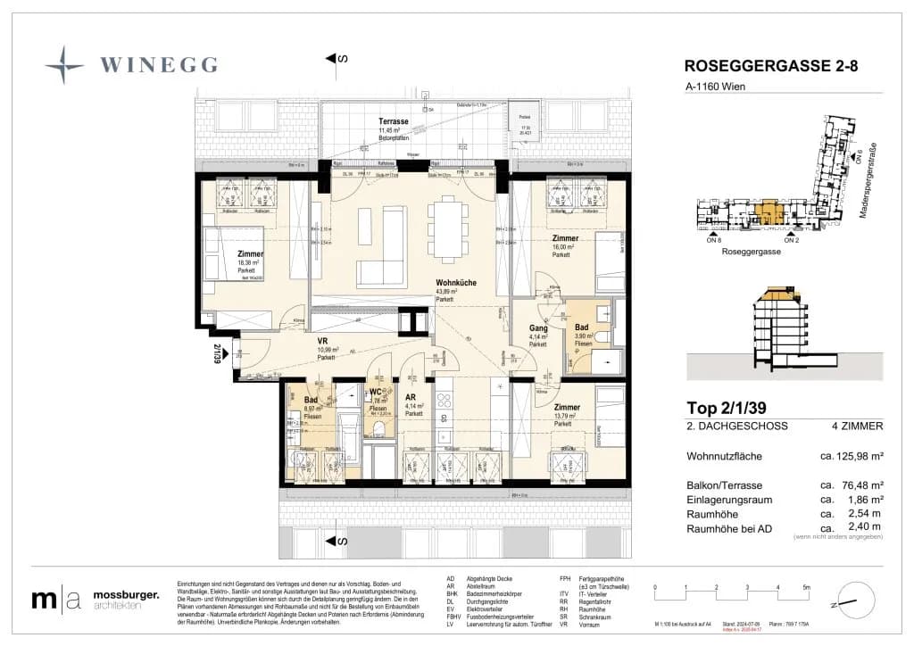 Immobilie kaufen in Wien – 125,98 m², € 1.106.200 – Bild 13 von 14