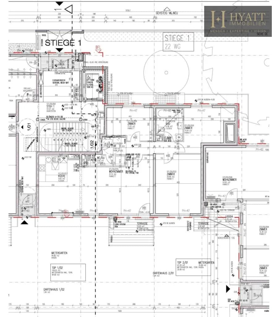4-Zimmer-Wohnung mieten in Wien – 109,15 m², € 3.200 – Bild 37 von 38