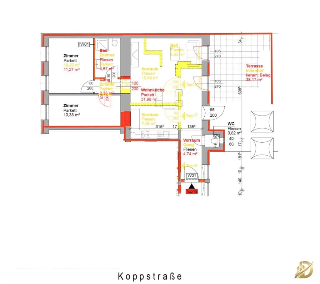 3-Zimmer-Wohnung kaufen in Wien – 60 m², € 220.000 – Bild 10 von 10