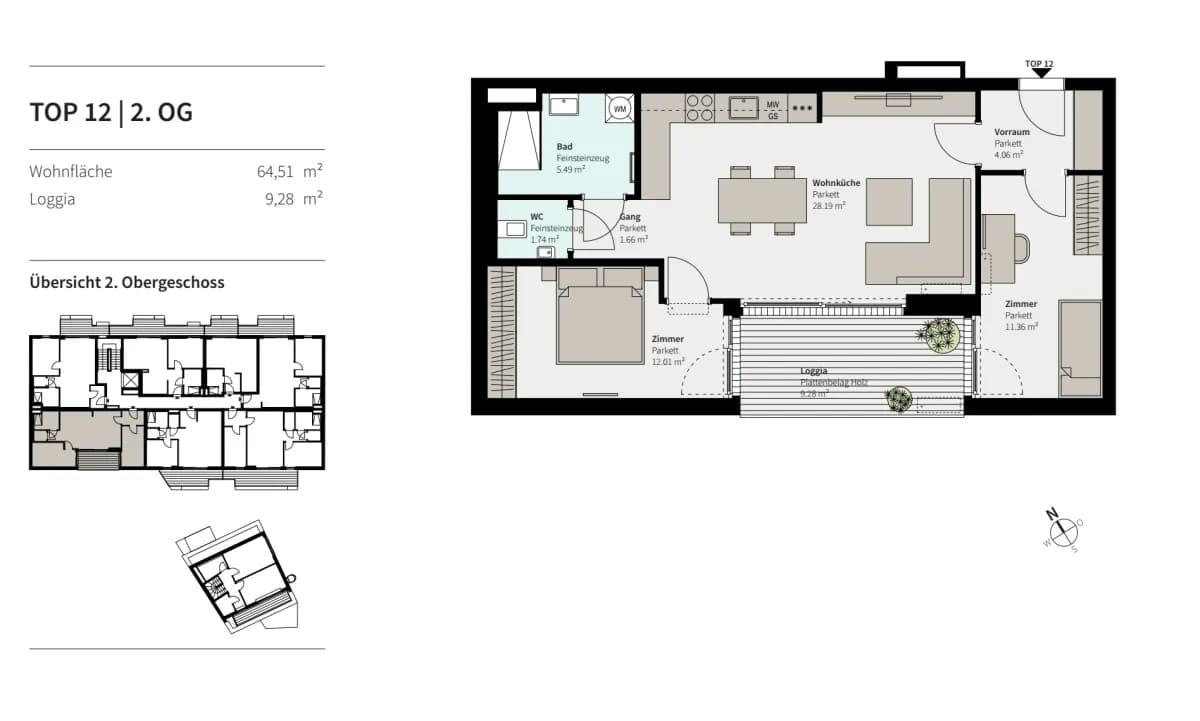 3-Zimmer-Wohnung kaufen in Wien – 64,59 m², € 380.000 – Bild 14 von 18