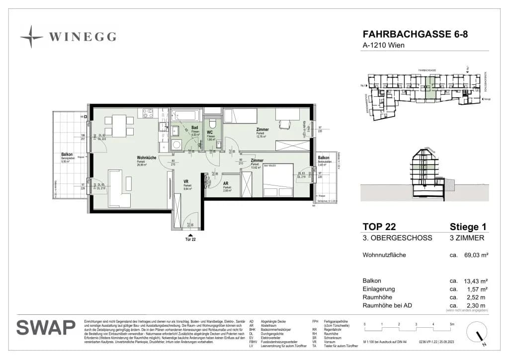 Immobilie kaufen in Wien – 69,03 m², € 456.400 – Bild 20 von 20